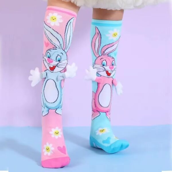 Childrenland Kids Colorful Knee-High Socks: Fun Patterns, Premium Quality, One Size Fit