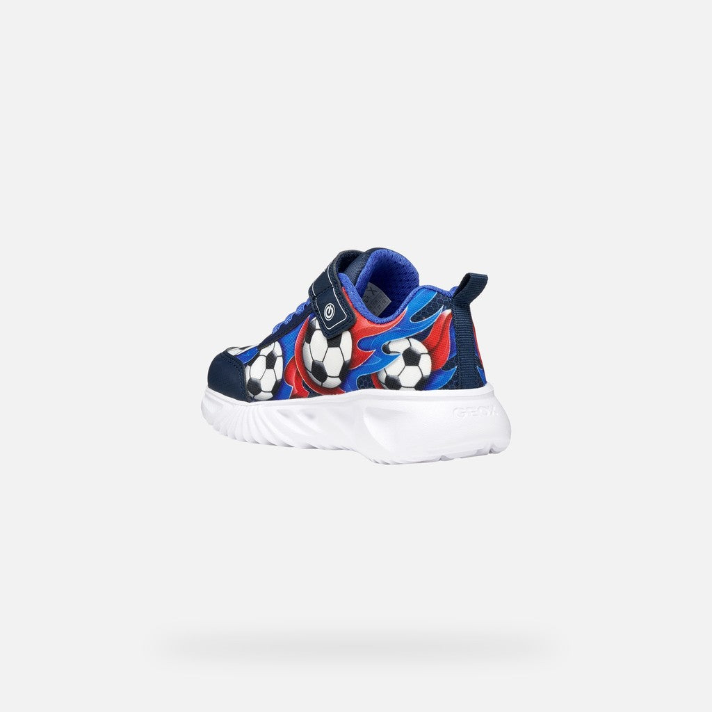 Geox Navy Blue Light-Up Boys Sneakers J45DZB