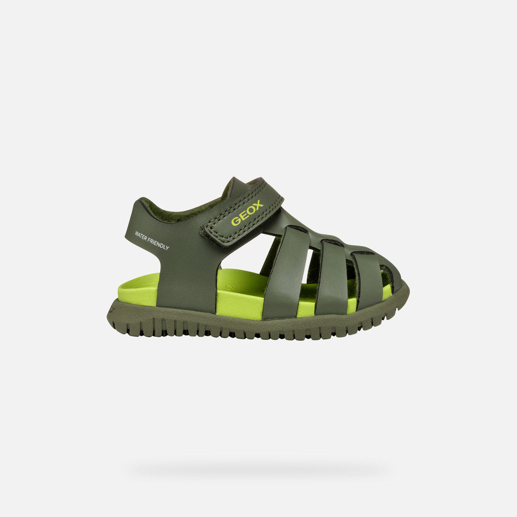 Toddler Boys' Sage Closed-Toe Sandals: Durable, Lightweight, and Protective Design