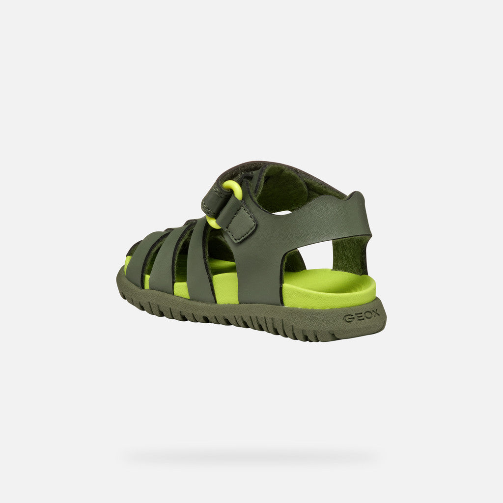 Toddler Boys' Sage Closed-Toe Sandals: Durable, Lightweight, and Protective Design