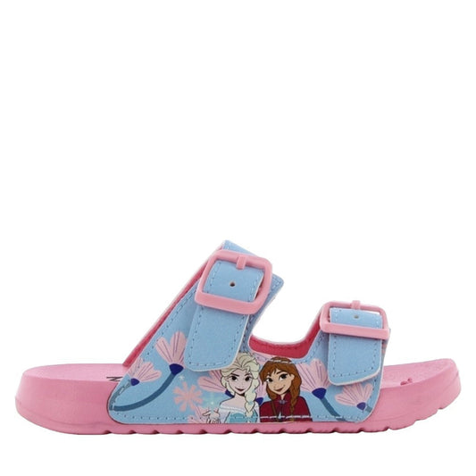 Frozen Mule Pink Kids Sandals Size 24-32 Non‑Slip Footwear