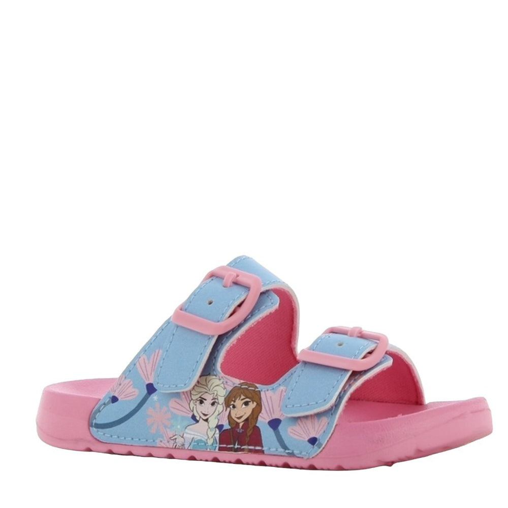 Frozen Mule Pink Kids Sandals Size 24-32 Non‑Slip Footwear
