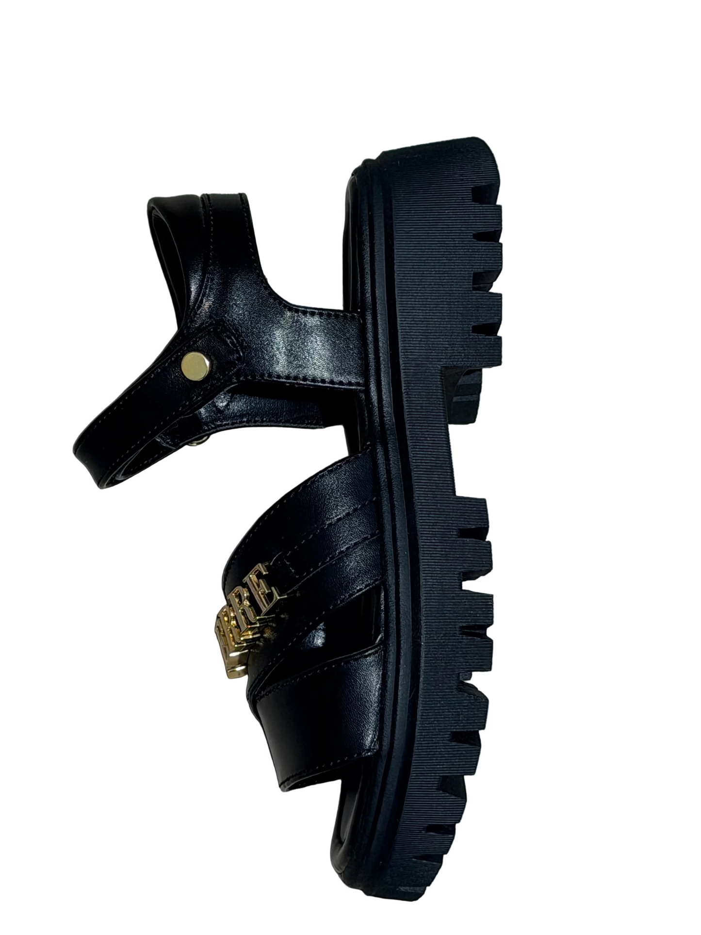 Gianfranco Ferre Girls' Black Platform Sandals FB540