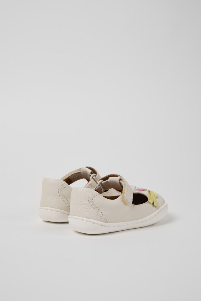 Camper Twins Kids' Multicolor Leather Closed Sandals with Hook-and-Loop