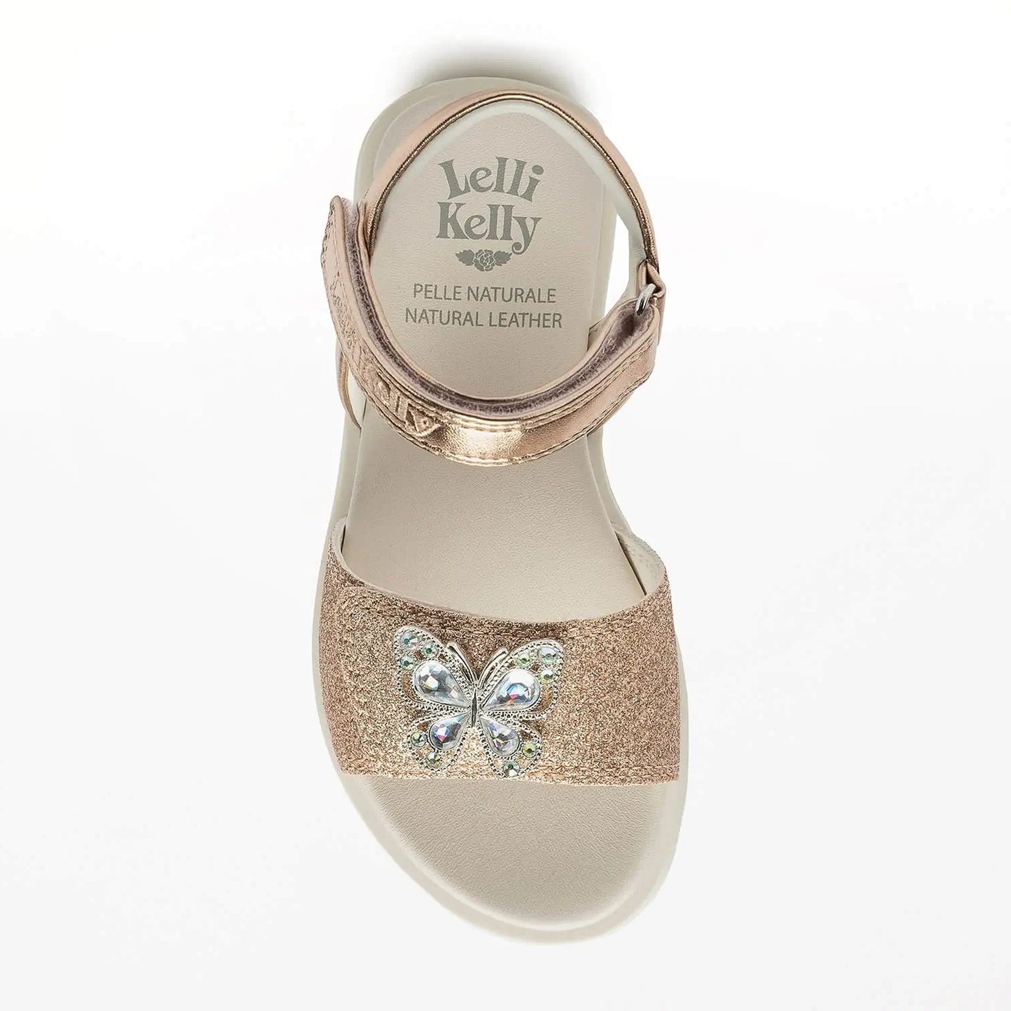 Lelli Kelly Sandal Pink Gold Leather Insole Girl Sandals. LKCV 5510