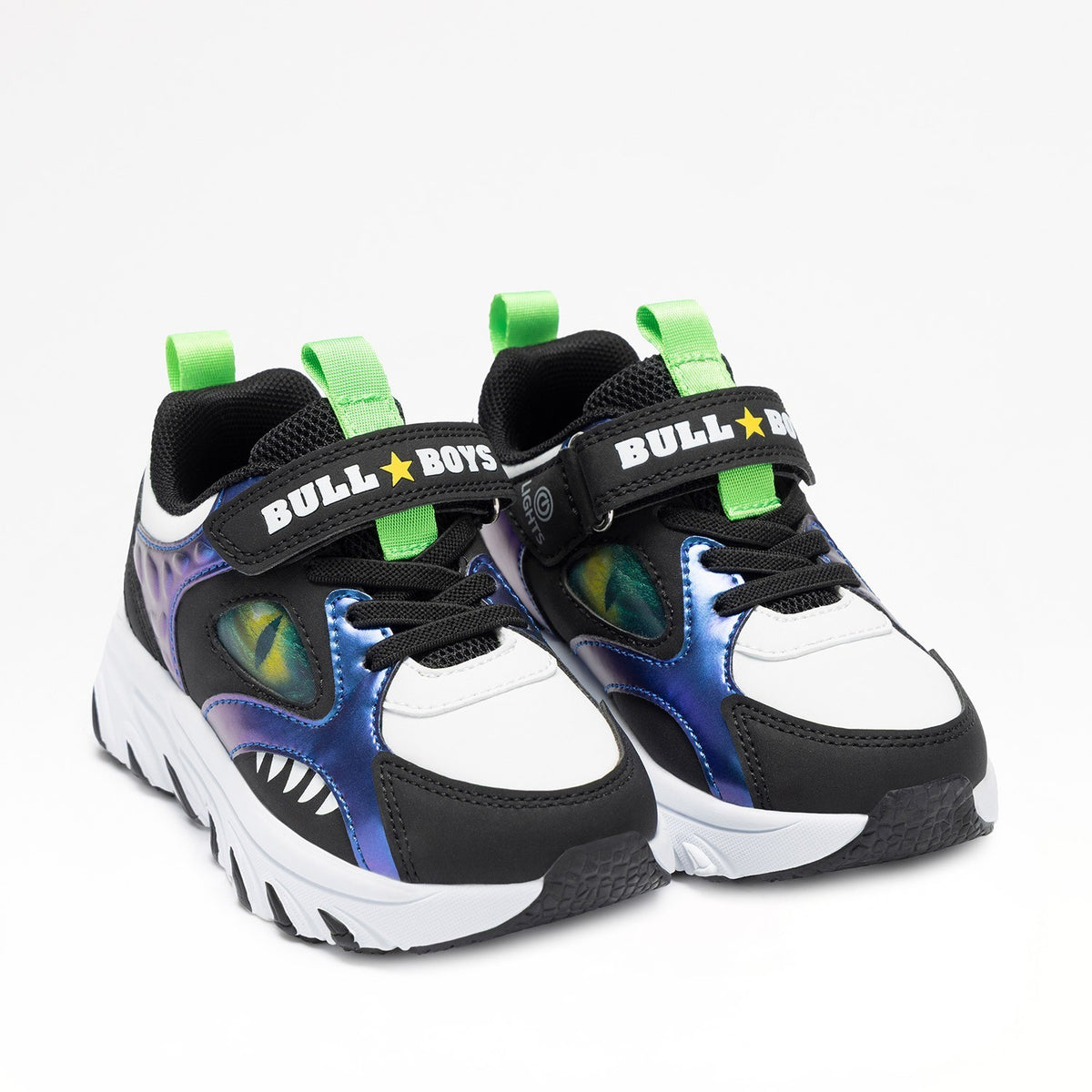 Bull Boys Occhiosauro Light-Up Dinosaur Kids Shoes