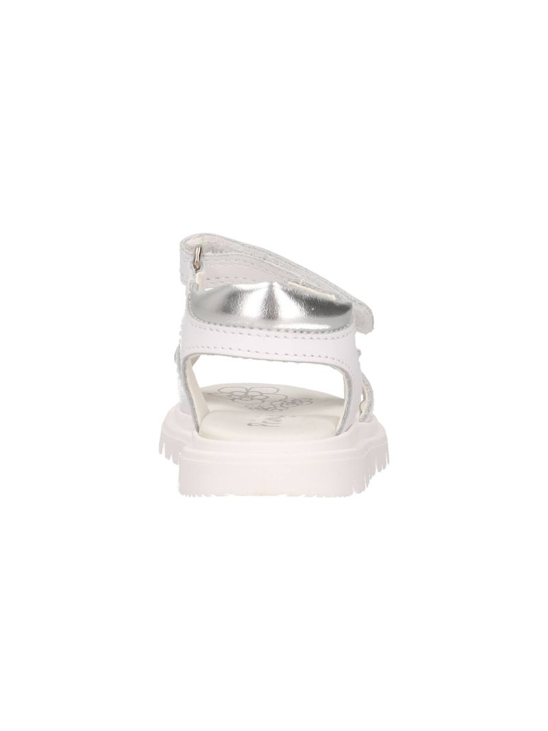 White Leather Velcro Sandals for Girls. Primigi 1416000