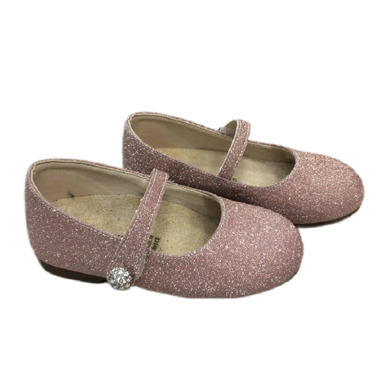 Babywalker Dusty Pink Girls Soft Leather Dress Shoes