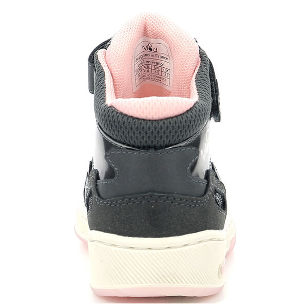 Mod8 Dealmooding Kids' Pink Black Leopard Boots Velcro & Laces