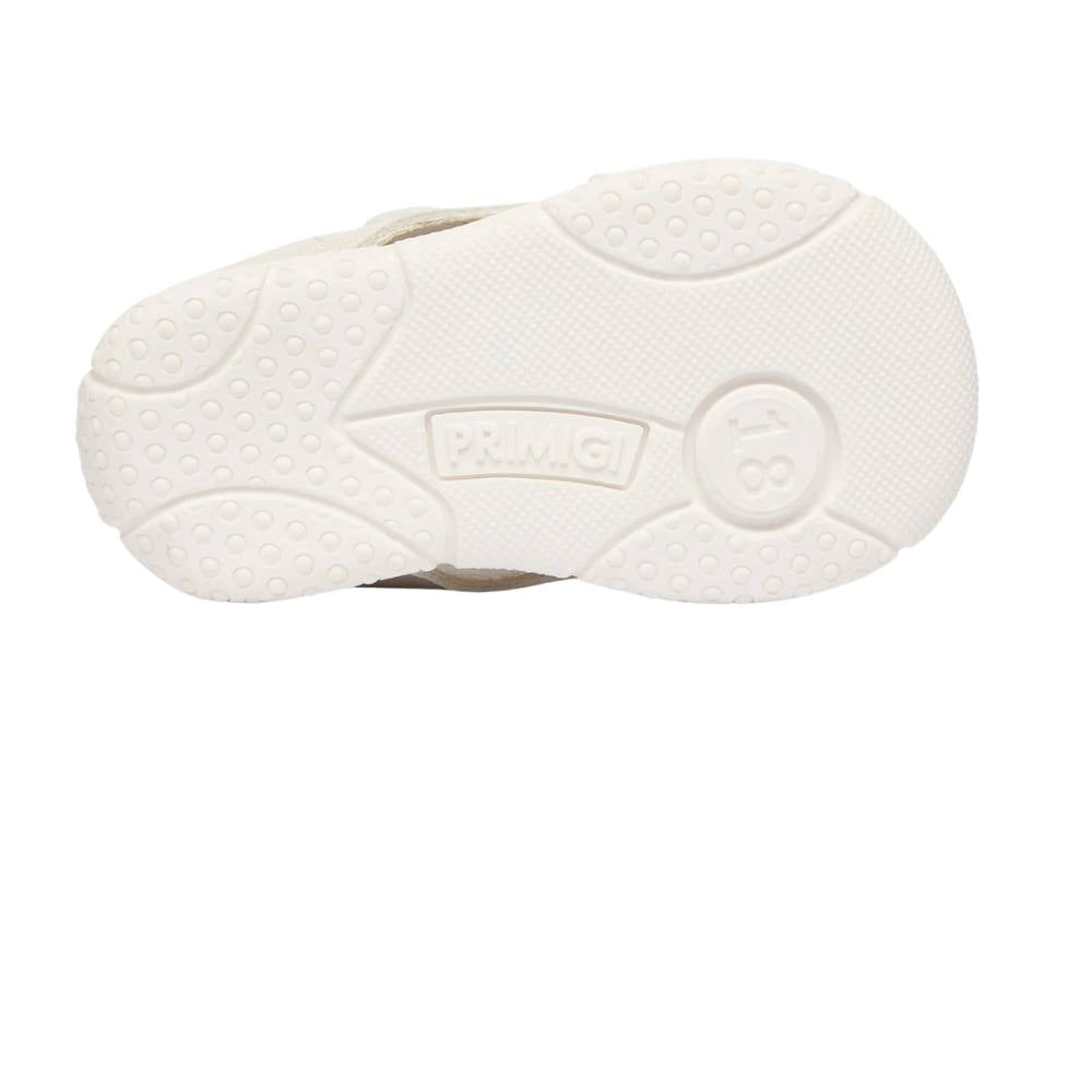 First Steps Anatomical Sandals for girls white with velcro. Primigi 1413200