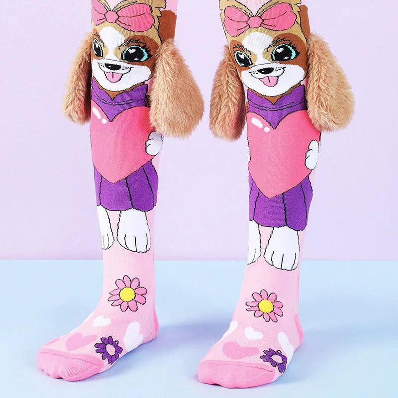Childrenland Colorful Knee-High Kids Socks with Playful Designs and Soft Comfort