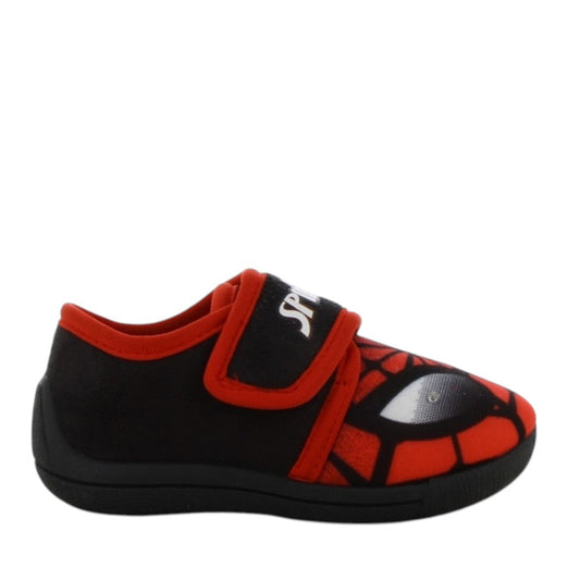 Spider-Man Light-Up Adjustable Black Kids Slipper Size 22-33