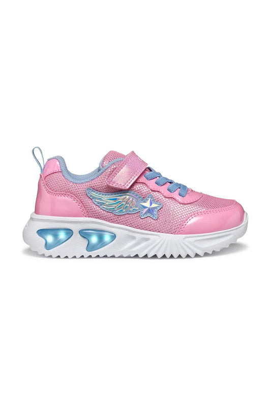 Girls' Pink Light-Up Sneakers: Running-Shoe Style J55E9B