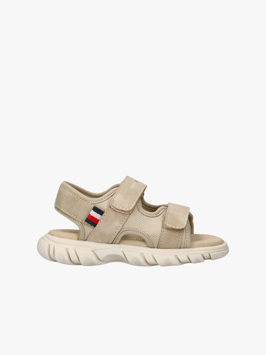 Tommy Hilfiger Signature Tape Hook and Loop Kids Sandals: Durable, Comfortable, Easy-Wear Footwear