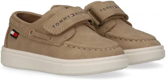 Tommy Hilfiger Beige Boat Shoes for Boys – Summer Footwear T1B4- 34340