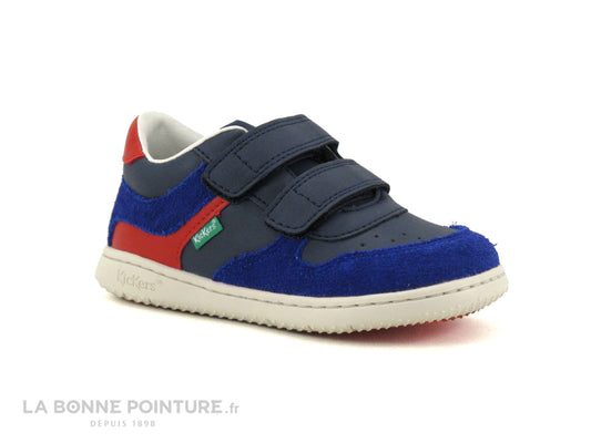Kickers KICKMOTION Kids Navy Blue  Leather Sneakers 960555 -10-53