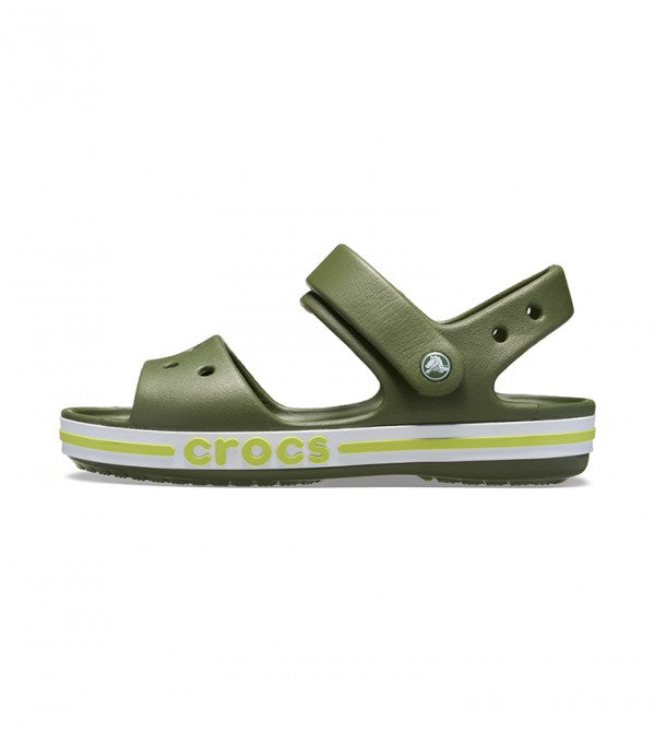 Crocs Bayaband Army Green Anatomical Beach Shoes 211054