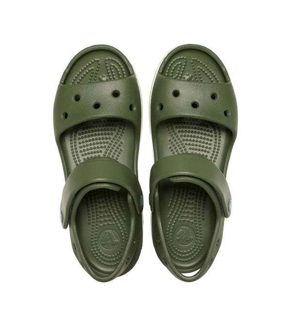 Crocs Bayaband Army Green Anatomical Beach Shoes 211054
