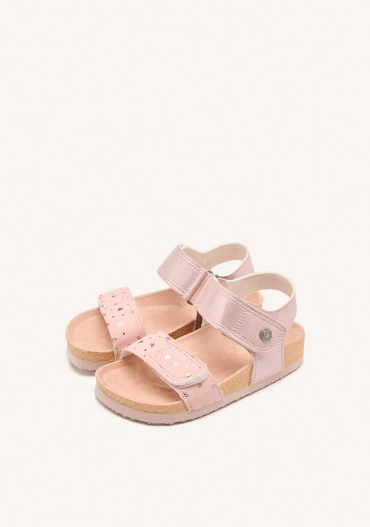 Comfortable Bio-Style Sandals with Shiny Finish and Adjustable Straps for Kids