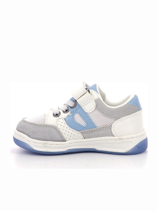 Kickers Kids White Velcro Sneakers: Lightweight, Comfortable, Durable, Anti-Slip Sole