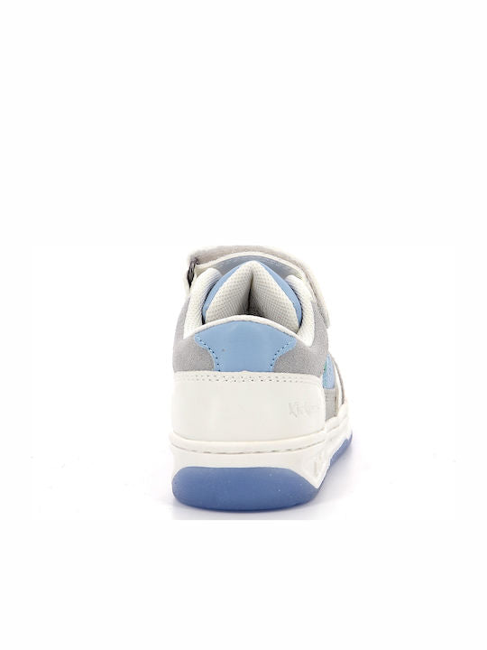 Kickers Kids White Velcro Sneakers: Lightweight, Comfortable, Durable, Anti-Slip Sole
