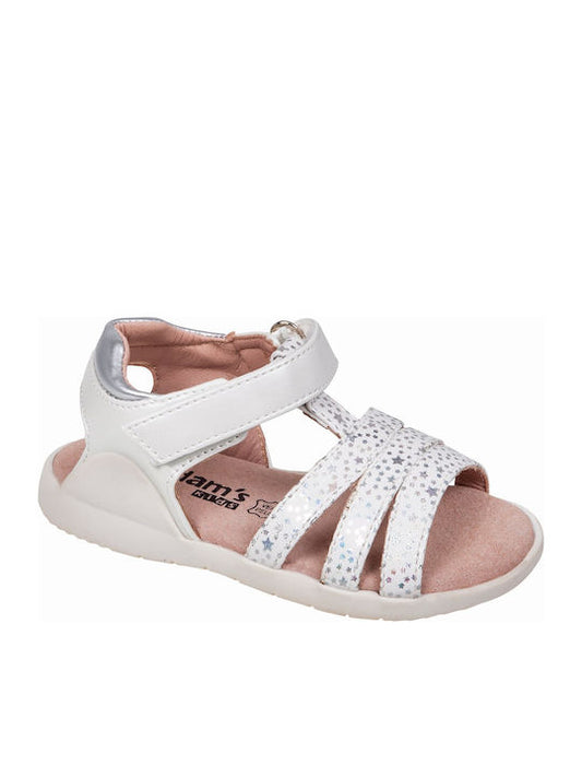 Adam's Shoes Anatomical White Girls' Kids Sneakers Size 22