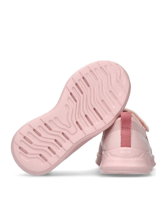 Tommy Hilfiger Kids' Pink Cut Lace-Up Sneakers - Stylish & Comfortable
