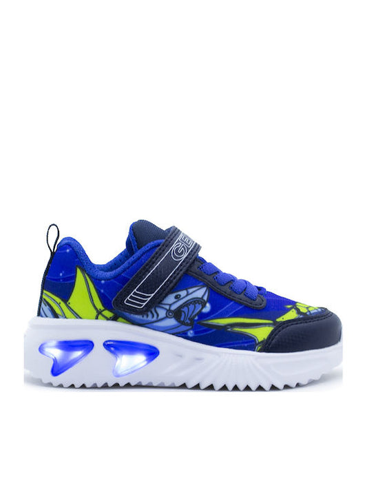 Geox Boy's light-up Sneakers and Breathable Waterproof Sole J45DZB