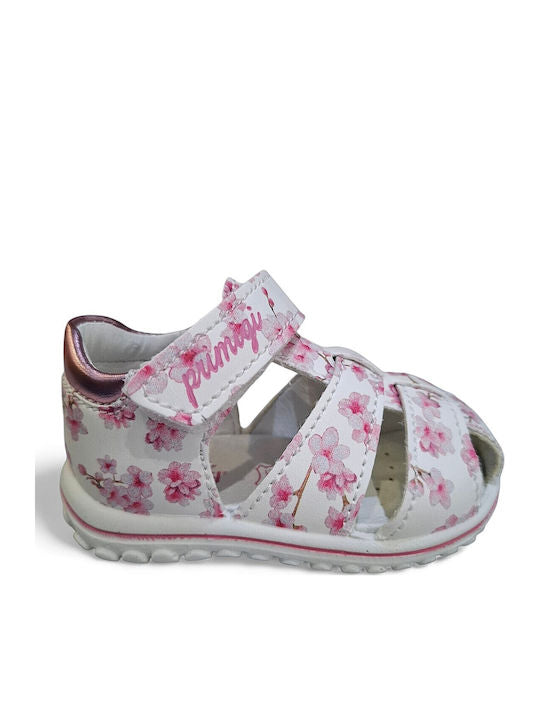 Primigi Girls White/Pink Anatomical Sandals – 1363522