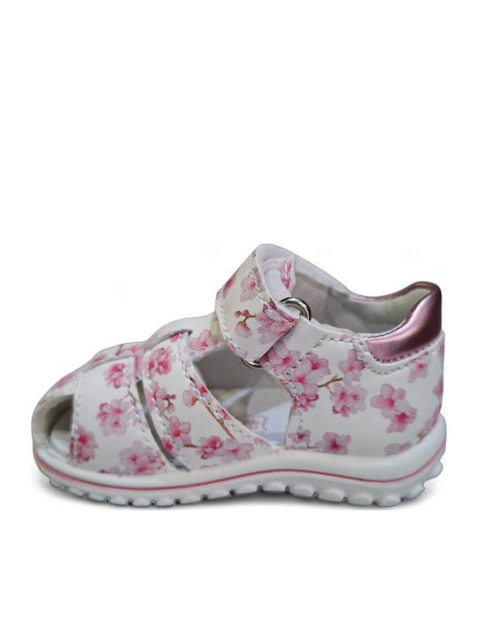 Primigi Girls White/Pink Anatomical Sandals – 1363522