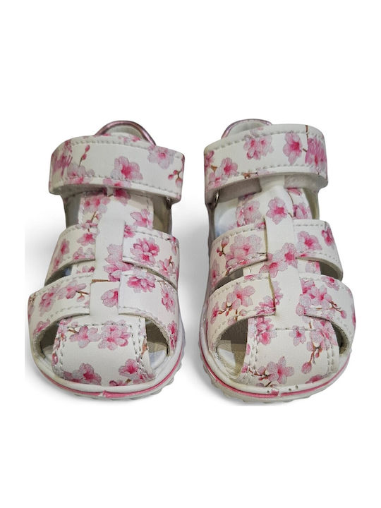 Primigi Girls White/Pink Anatomical Sandals – 1363522