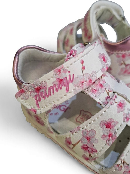 Primigi Girls White/Pink Anatomical Sandals – 1363522