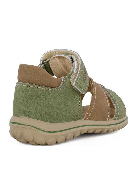 Khaki-Brown First Steps Sandals for boys. Primigi 1363422