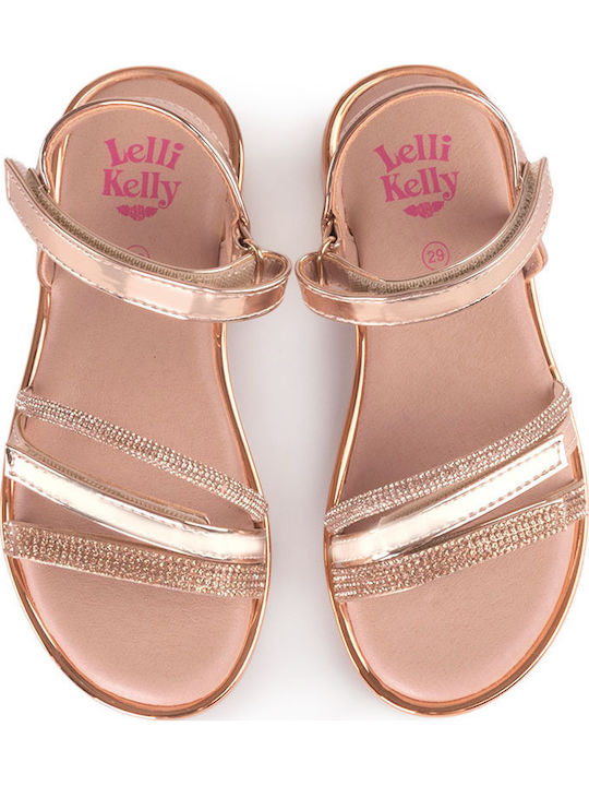 Lelli Kelly Bronze Girls Sandals . Dotty LKCA 5570