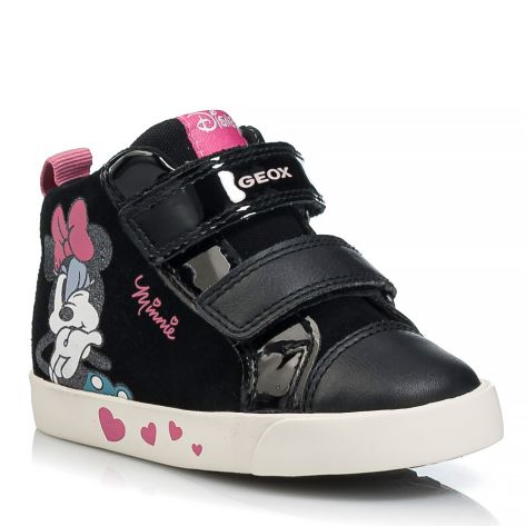 Geox B Kilwi Girl Minnie Mouse Black/Old Rose Kids' Casual Shoes