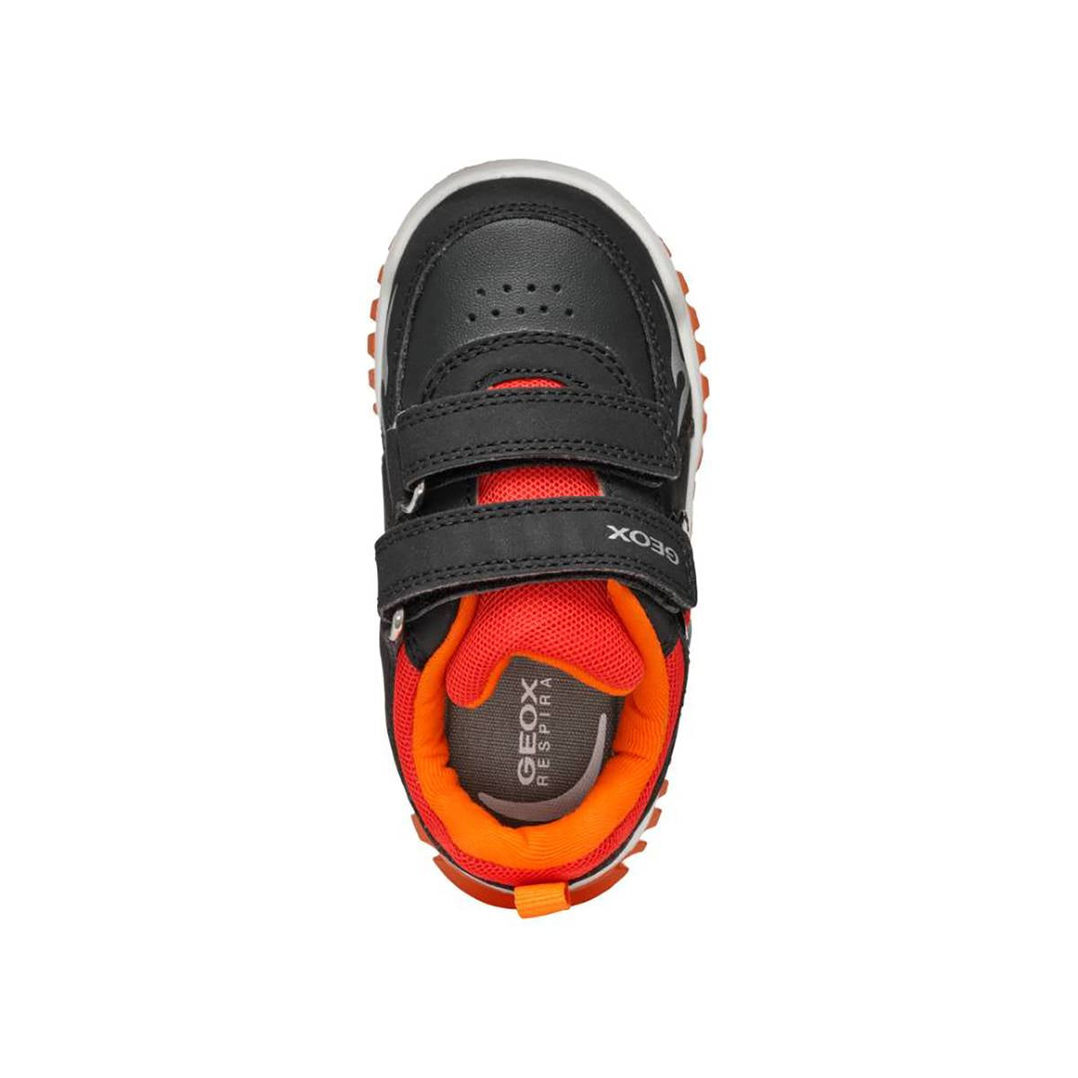 Geox Light Dragon 2V Kids Trainers: Light-Up, Velcro Closure, Breathable Comfort