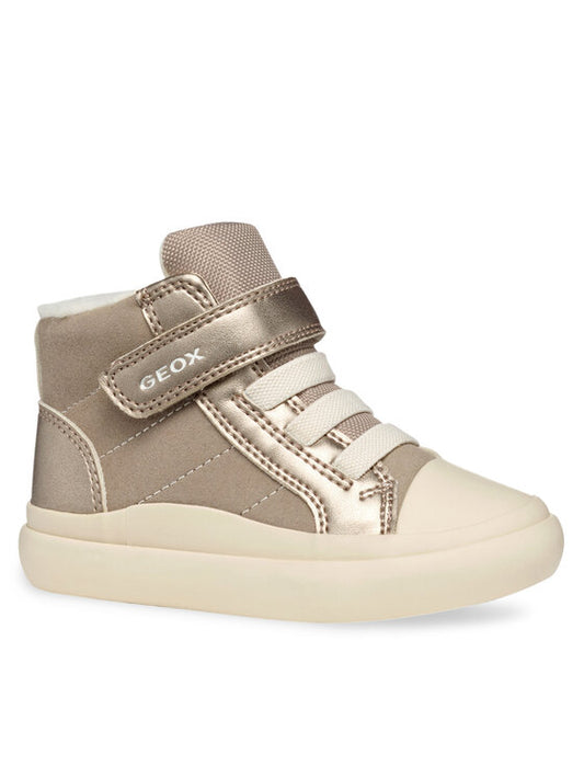 Geox B Gisli B461ME 0AUAJ C5005 M Beige Breathable Girl's Ankle Boots