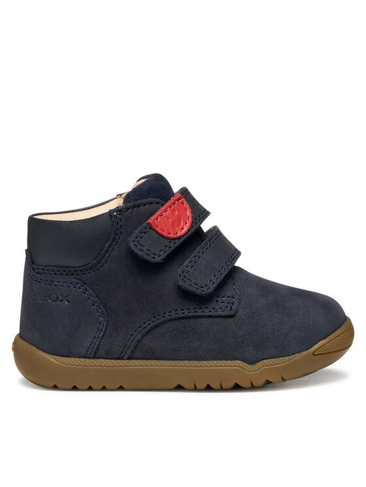 Geox B Macchia Kids Dark Blue Ankle Boots B164NC Breathable