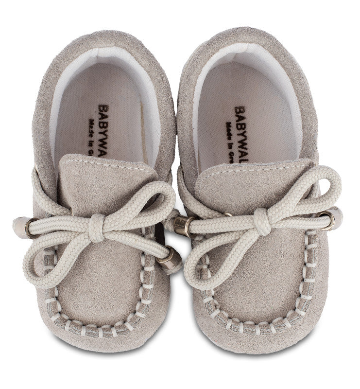 Babywalker Mi 1116 Boys' Suede Loafer Baptismal Cradle Shoes - Soft, Stylish & Comfortable