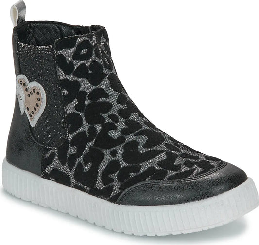 Mod8 Molize Kids Black Chelsea Boots with Zipper - Durable & Stylish