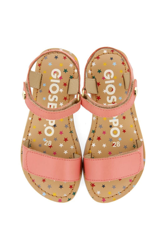 Gioseppo Gigean Coral Leather Velcro Sandals - Kids EU Size 30