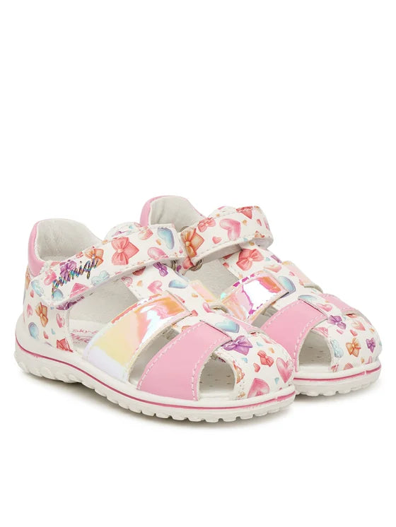 Primigi Anatomical First Steps Sandals for girls white and pink 1363566