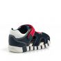 Geox B Sandal Iupidoo Boy Navy/Red Kids' Shoes with Flexy System and Respira Technology