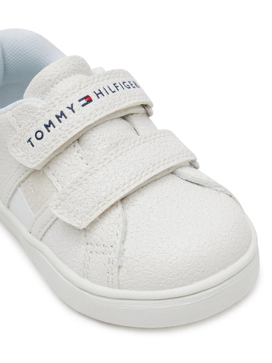 Tommy Hilfiger Flag Glitter Hook-and-Loop Sneakers T1A9-33726-0375
