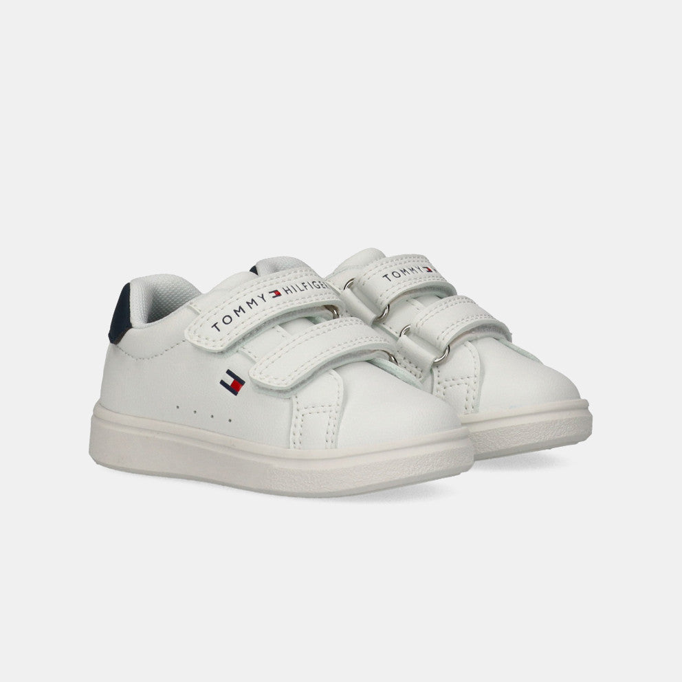 Tommy Hilfiger White Boys Sneakers with Velcro T1X9 34338