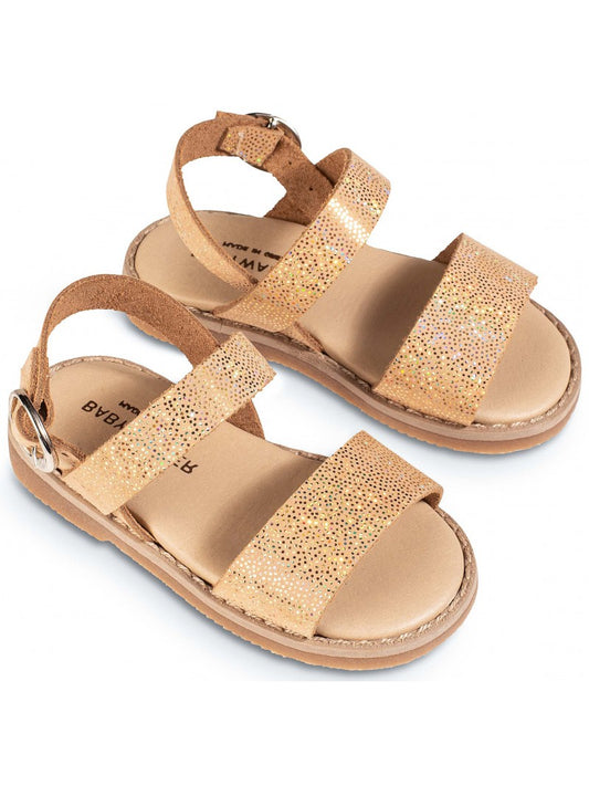 Babywalker Christening Sandals for Girls GR0091 GREEKS Copper