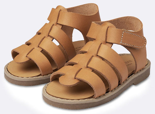 Babywalker GR0082 Beige Leather Baptism Sandals for Girls, Elegant & Comfortable